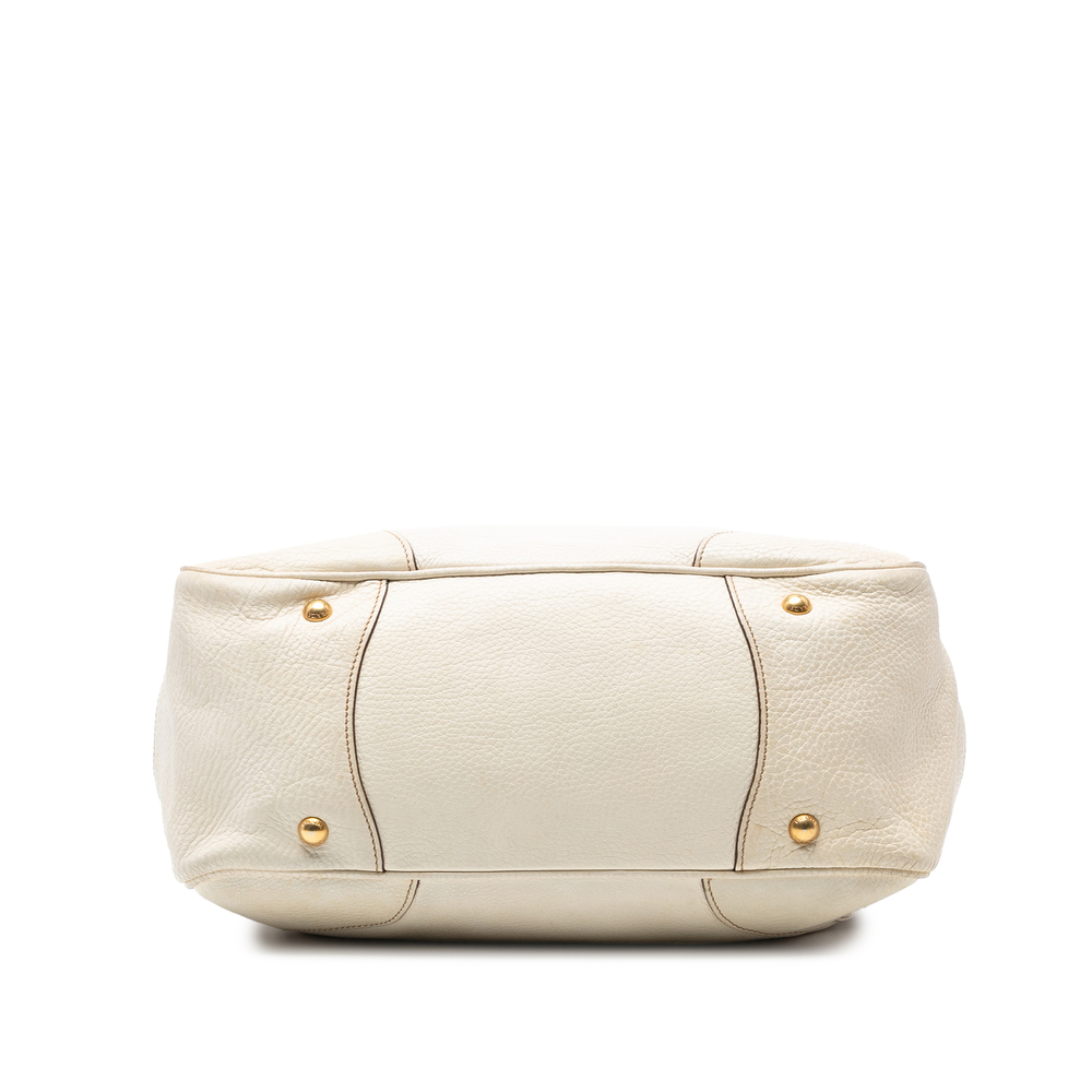 Pre-Loved Prada Vitello Daino Frame Tote - Picture 3 of 6